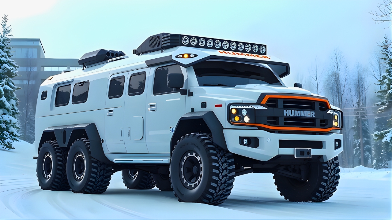 Hummer H1 Motorhome 2025 Concepto: Una Casa de Ensueño sobre 6 Ruedas