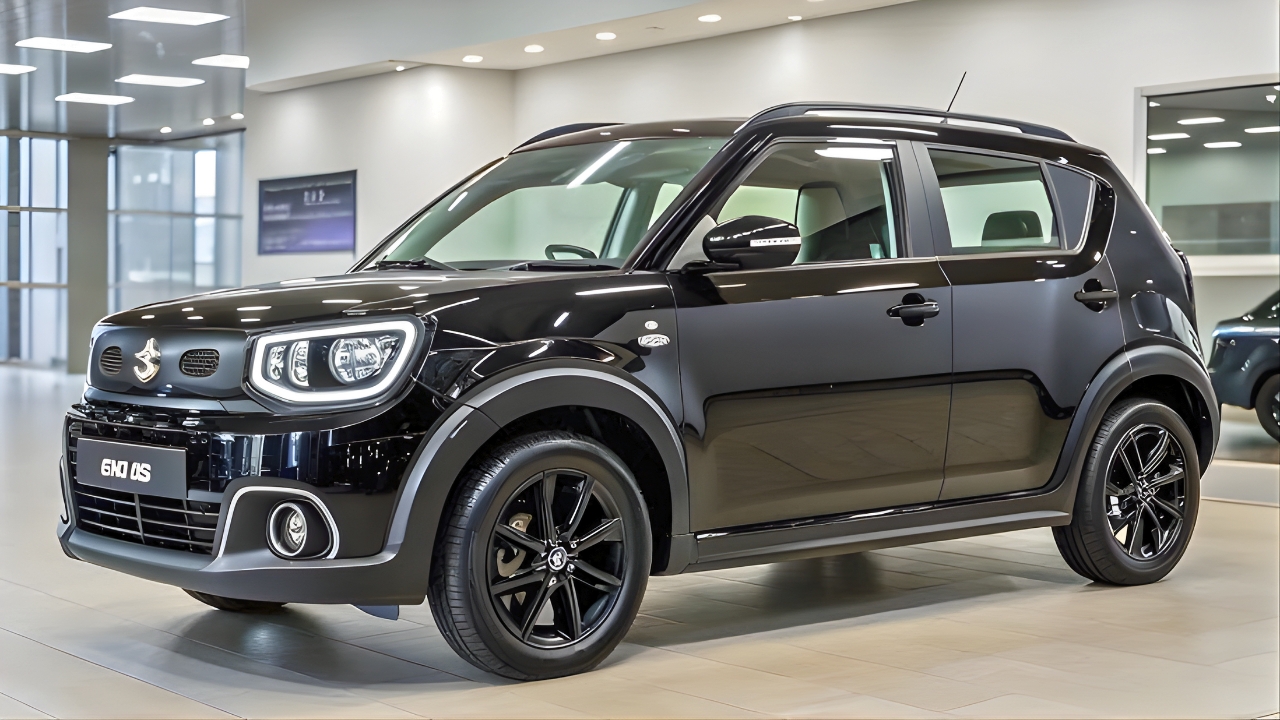 Maruti Ignis 2026: Hatchback Negro con Diseño Estilizado y Rendimiento de 25 km/l